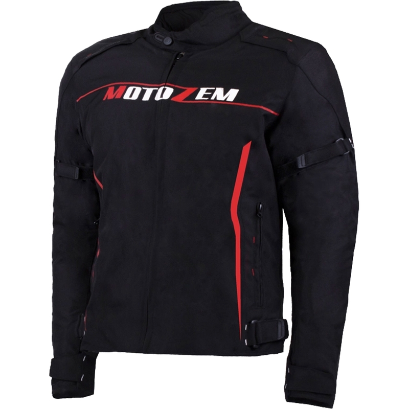 Motorradjacke MotoZem Team 2 schwarz