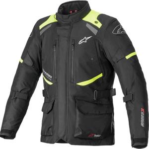 Alpinestars Andes Drystar Motorradjacke schwarz-fluo gelb