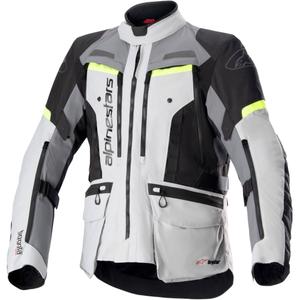 Alpinestars Bogota PRO Drystar Motorradjacke grau-schwarz-neongelb