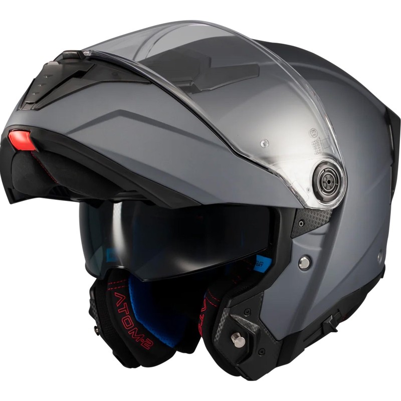 Klappbarer Motorradhelm MT Atom 2 SV Pure A2 mattgrau
