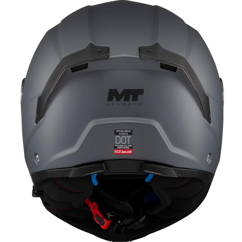 Klappbarer Motorradhelm MT Atom 2 SV Pure A2 mattgrau