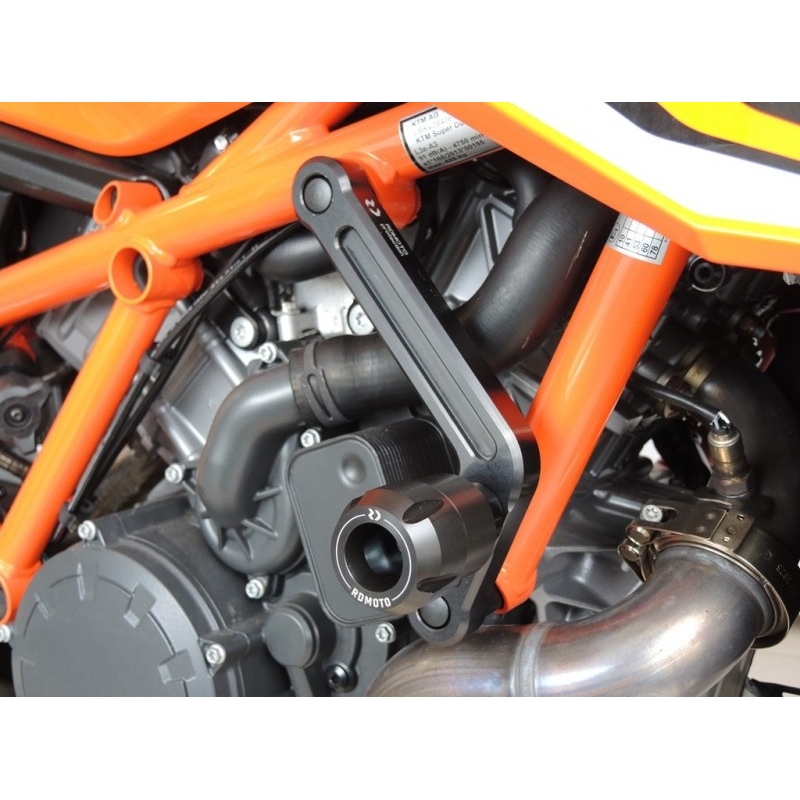 Crash protectors RDMOTO white polyamide