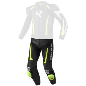 Men's Street Racer Fasttrack Pants Schwarz-Weiß-Fluo Gelb Ausverkauf