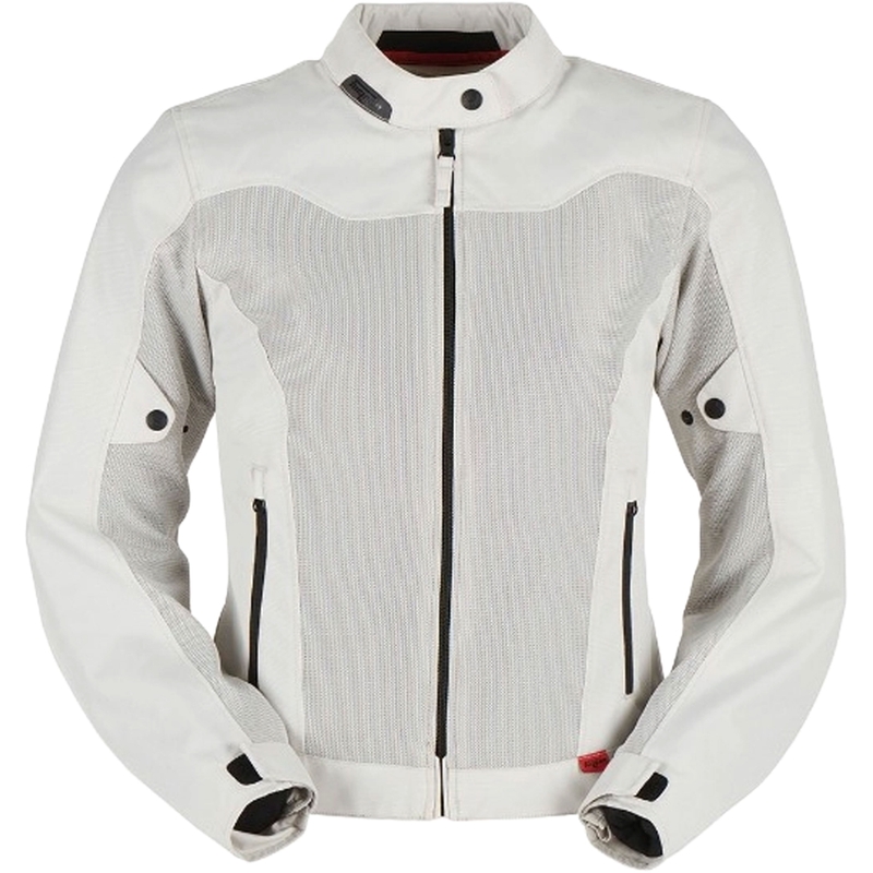 Damen Furygan Genesis Mistral Lady Evo 3 Weiß Motorrad Jacke