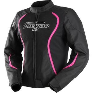 Furygan Odessa Vented 3 in 1 Damen Motorradjacke schwarz-weiß-pink