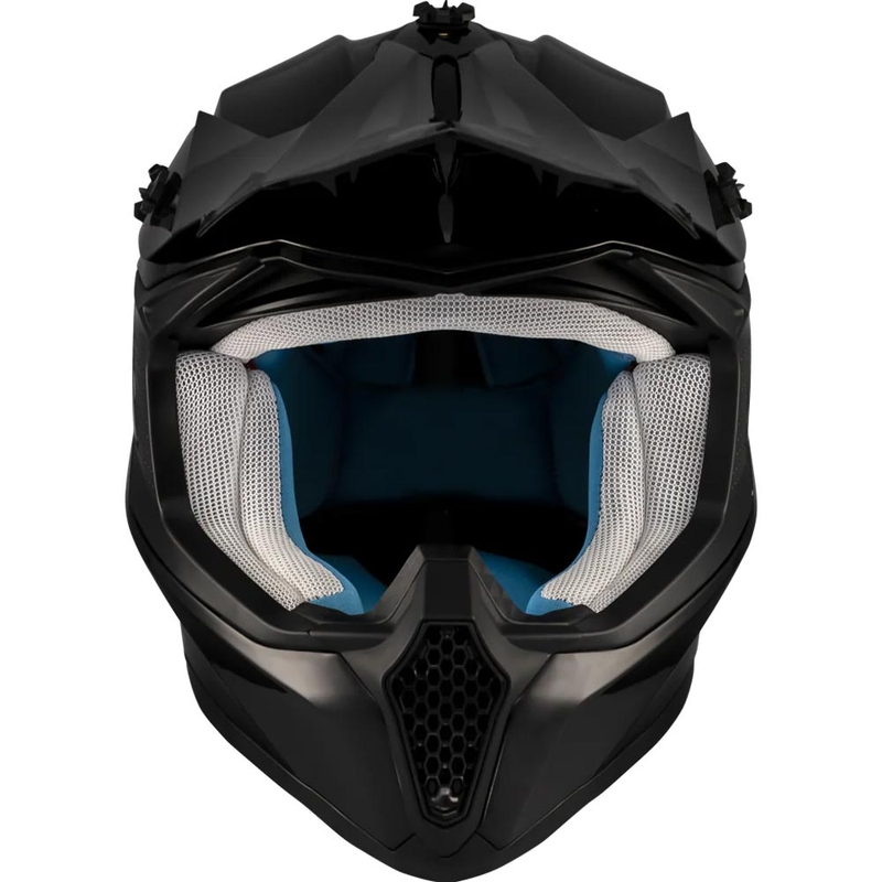 Motocross-Helm MT Falcon S Pure A1 matt schwarz
