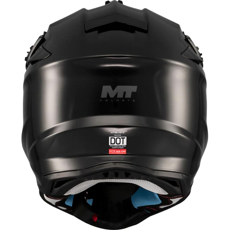 Motocross-Helm MT Falcon S Pure A1 matt schwarz