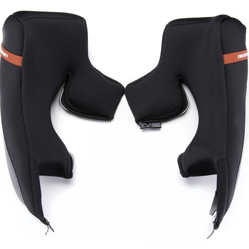 Wangenpolster für Scorpion EXO-1500 Air Motorradhelm, schwarz