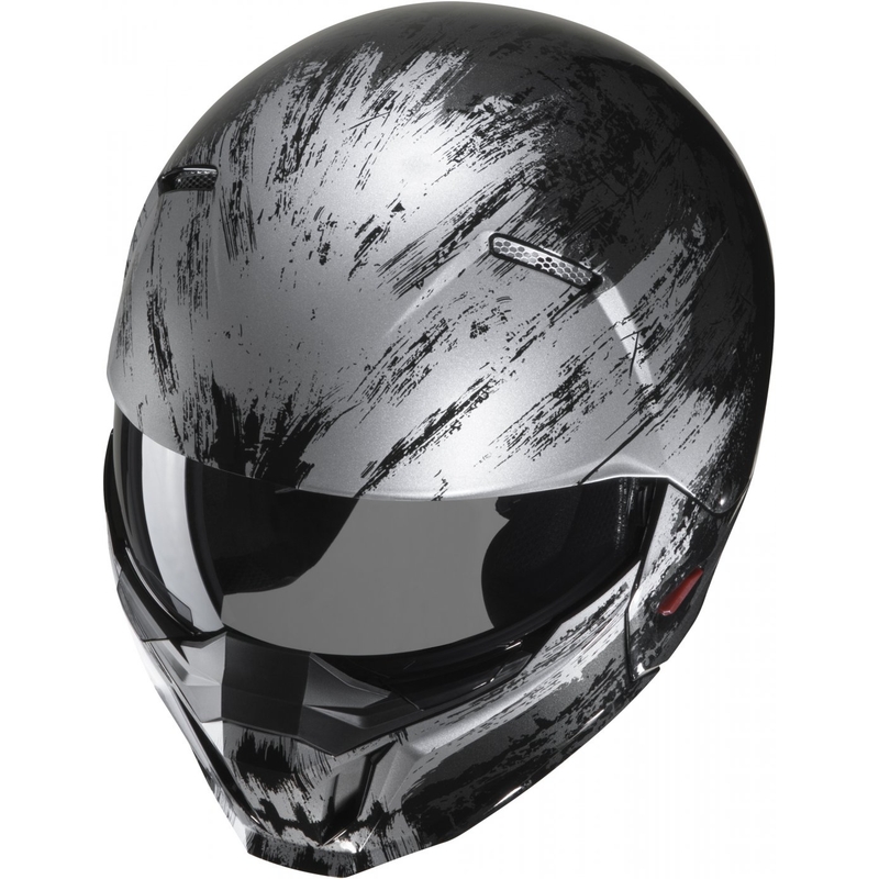 Offener Helm mit Visier HJC i20 Furia MC5 schwarz-grau - II. Qualität