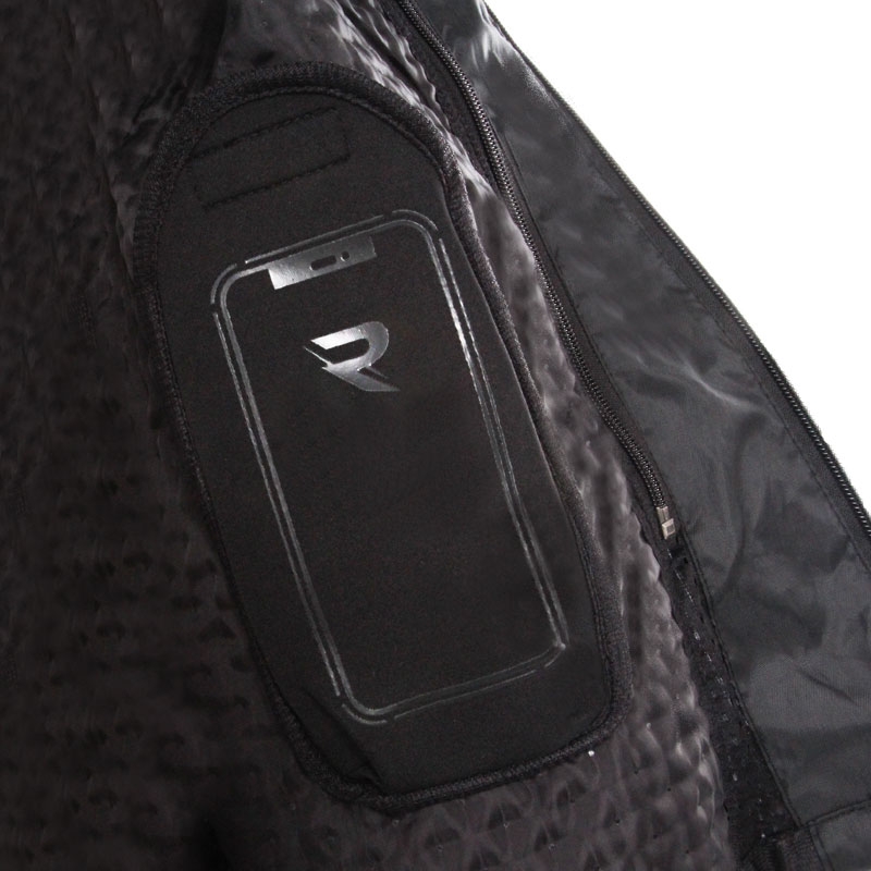 Damen-Motorradjacke Street Racer Hilax schwarz-grau-fluoreszierend gelb - II. Qualität