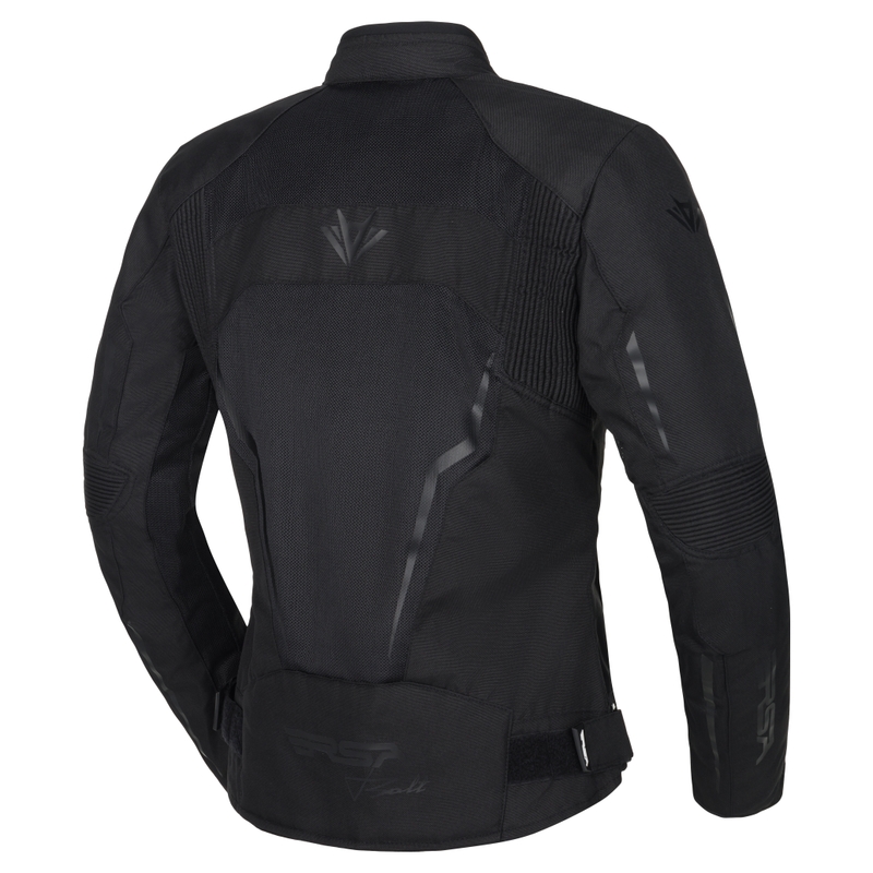 RSA Bolt Damen-Motorradjacke, schwarz – 2. Wahl - II. Qualität