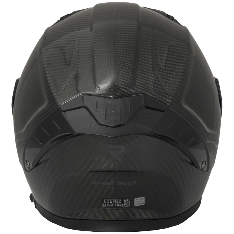 Street Racer Titan Carbon Integralhelm, schwarz - II. Qualität