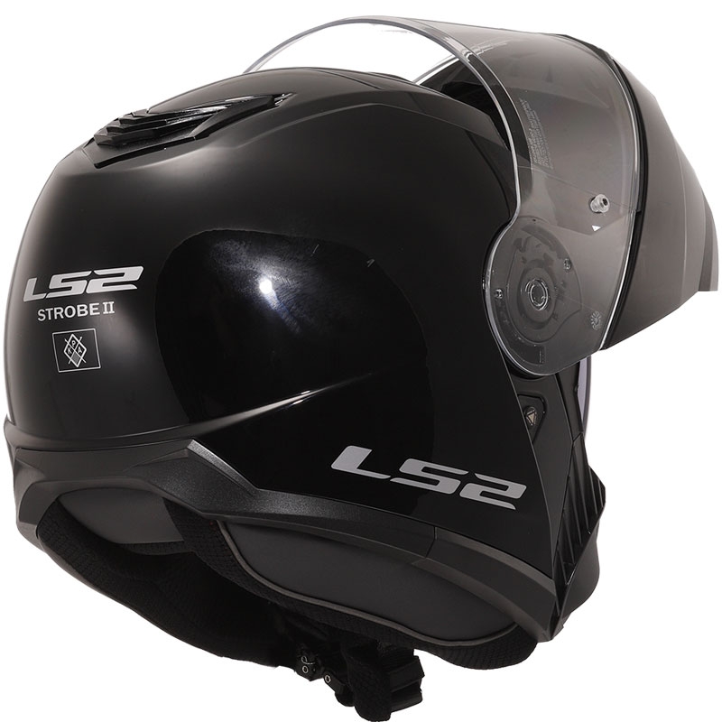 Klapphelm LS2 FF908 Strobe II schwarz glänzend - II. Qualität