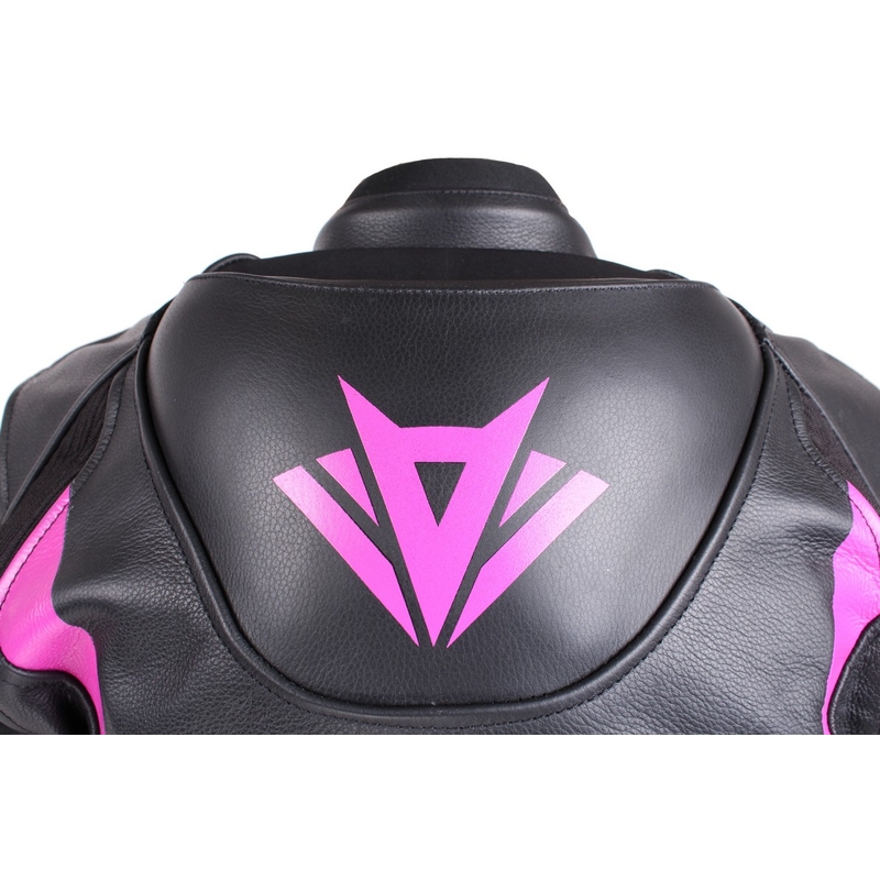 Frauen RSA Destiny 2 Schwarz und Rosa Motorrad Jacke Ausverkauf