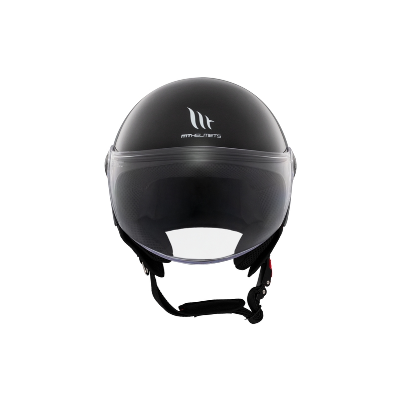 Offener Motorradhelm MT Street S, glänzend schwarz - II. Qualität