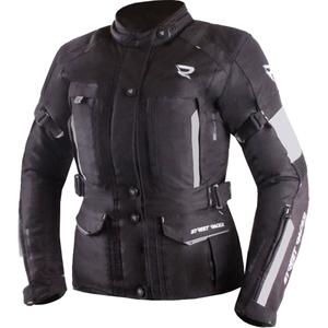 Damen-Motorradjacke Street Racer Hilax schwarz-grau - II. Qualität