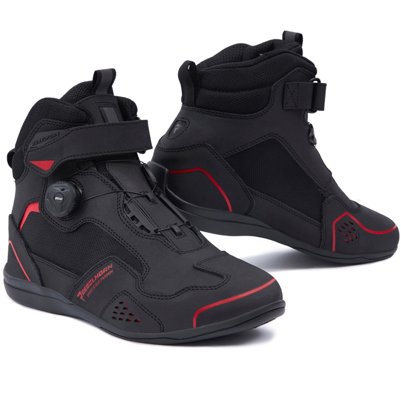 Rebelhorn Spark II Motorradstiefel schwarz-rot - 2. Wahl - II. Qualität