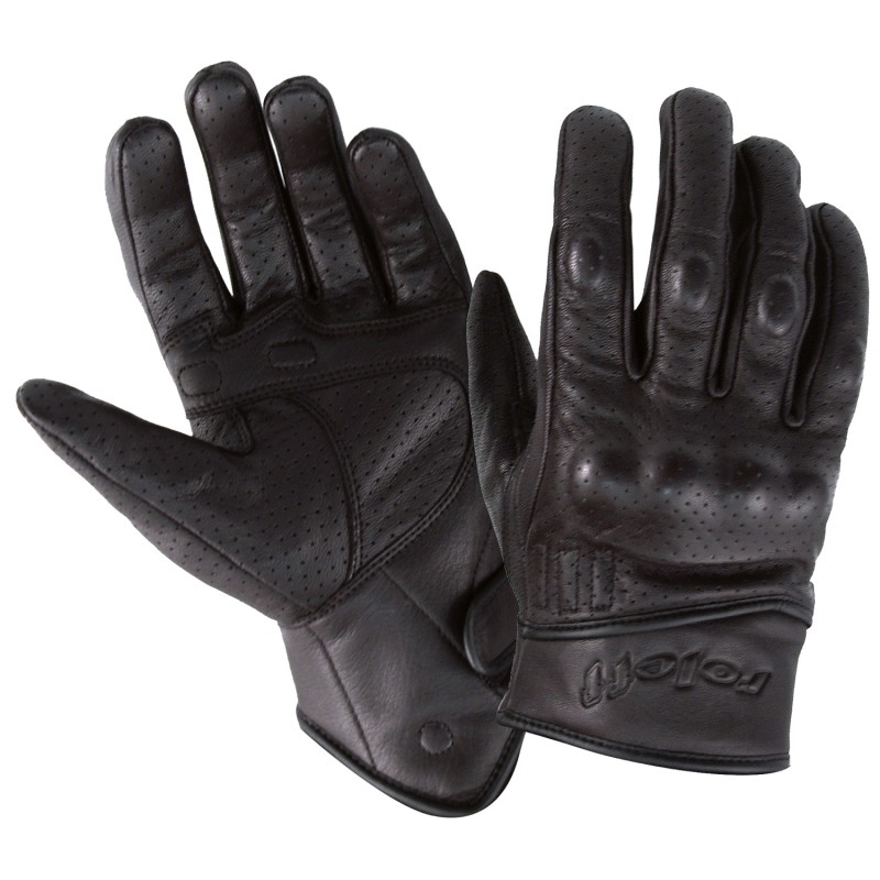 Roleff Frankfurt Motorradhandschuhe schwarz - 2. Wahl - II. Qualität
