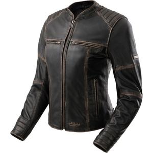 Rebelhorn Hunter II Leder-Motorradjacke für Damen, braun – 2. Wahl - II. Qualität