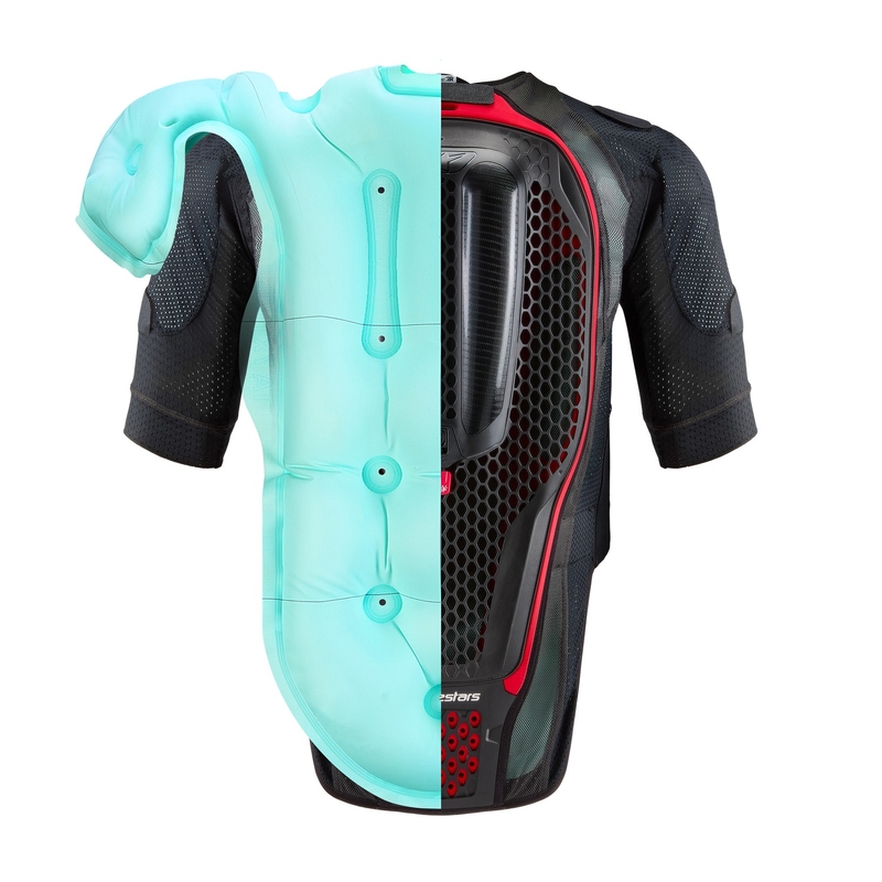 Alpinestars TECH-AIR®7X Airbag-Weste schwarz-rot - II. Klasse - II. Qualität