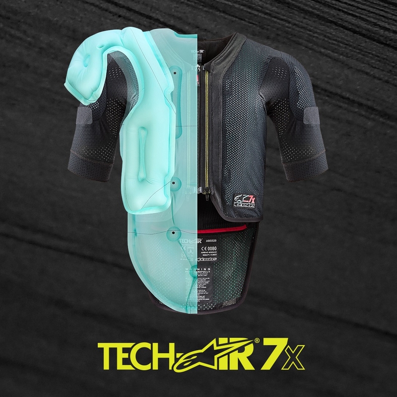Alpinestars TECH-AIR®7X Airbag-Weste schwarz-rot - II. Klasse - II. Qualität