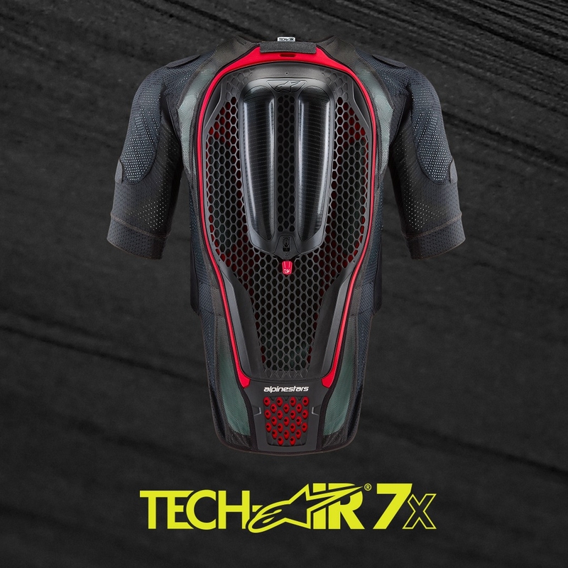 Alpinestars TECH-AIR®7X Airbag-Weste schwarz-rot - II. Klasse - II. Qualität