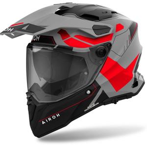 Endurohelm Airoh Commander 2 Reveal matt rot fluo