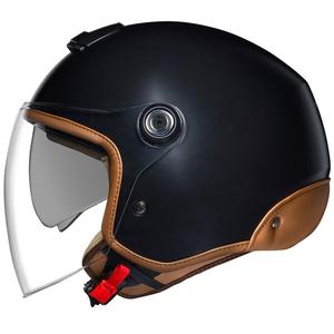 NEXX Y.10 Sunny offener Motorradhelm, Schwarz - Klasse II - II. Qualität