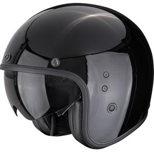 Offener Motorradhelm Scorpion Belfast EVO, komplett schwarz - II. Qualität