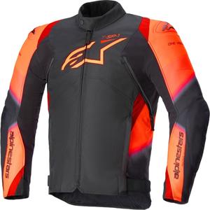 Motorradjacke Alpinestars T-SP 1 2 Wasserdicht schwarz-fluo rot