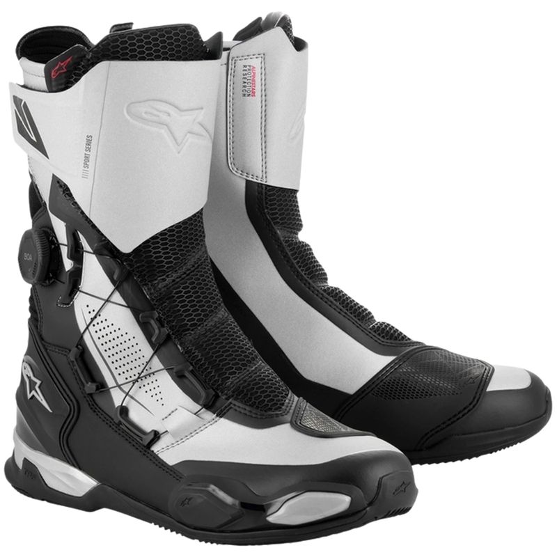 Alpinestars SP-X BOA Motorradstiefel schwarz-silber