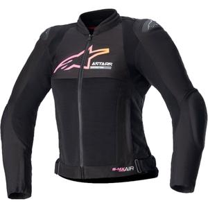 Alpinestars Stella SMX Air Damen-Motorradjacke Schwarz-Farbverlauf