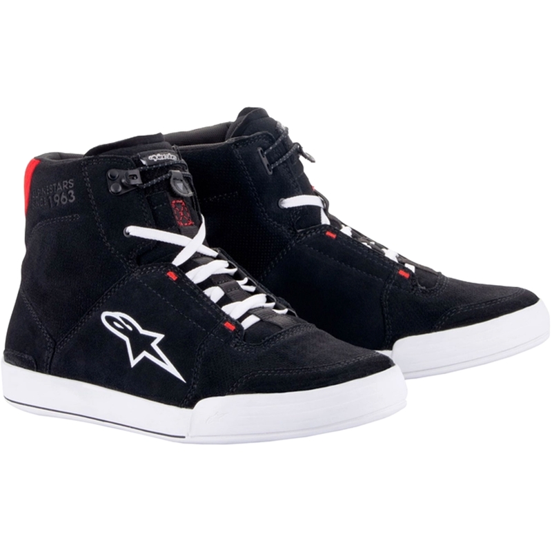Alpinestars Chrome Motorradstiefel Schwarz-Weiß-Rot