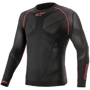 Thermoshirt mit langen Ärmeln Alpinestars Ride Tech Summer schwarz-rot