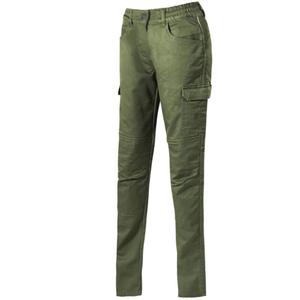 Damen-Motorradhose Seventy Degrees SD-PC26 Teide Khaki
