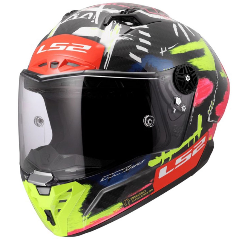 Integralhelm LS2 FF805 Thunder GP Aero Replica Aldeguer 25 glänzend schwarz-rot-grün