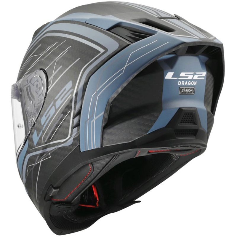 Integralhelm LS2 FF807 Dragon Subic blau-benzin