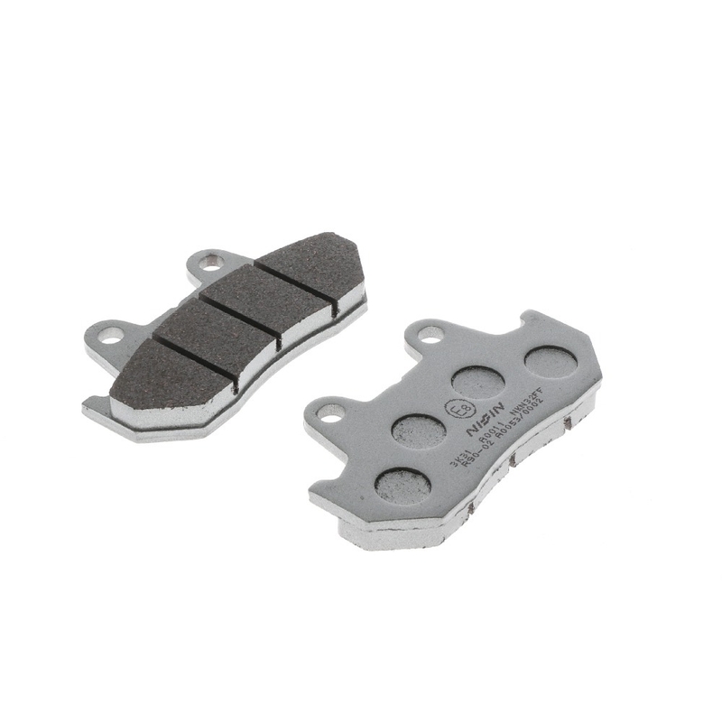 NISSIN Bremsbeläge, halbmetallische Mischung, 90 x 49 x 10,5 mm, 2 Stück