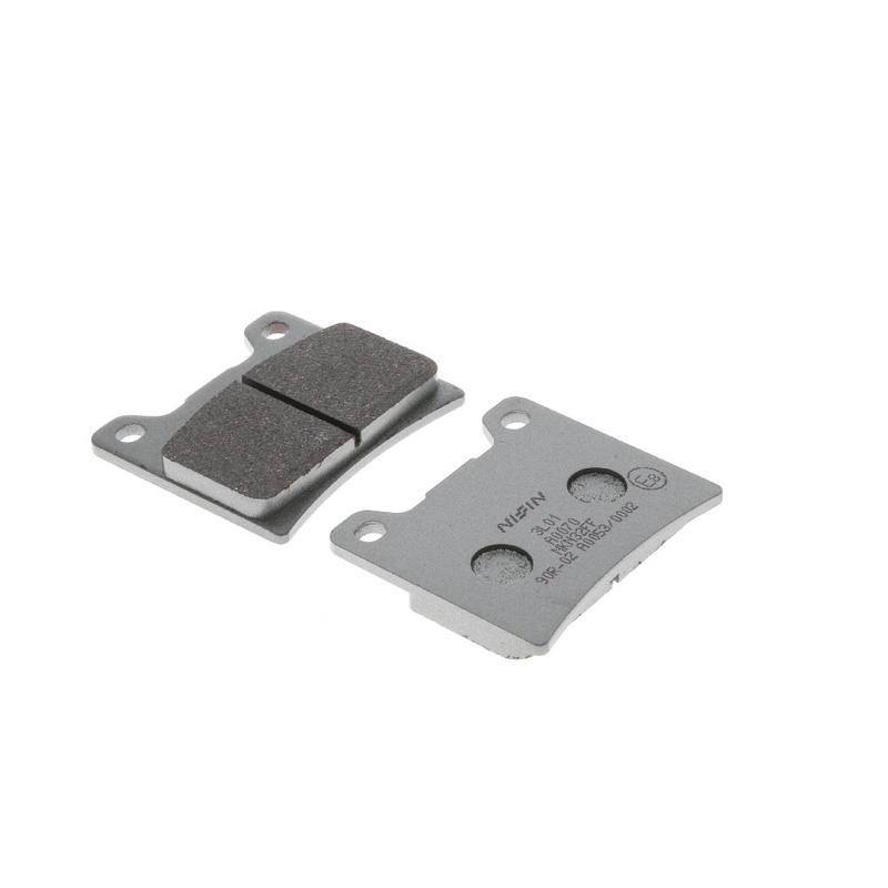NISSIN Bremsbeläge, halbmetallische Mischung, 63,5 x 54,9 x 8,5 mm, 2 Stück