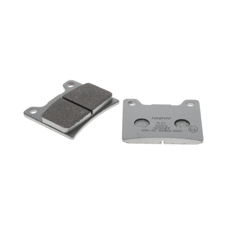 NISSIN Bremsbeläge, halbmetallische Mischung, 63,5 x 54,9 x 8,5 mm, 2 Stück
