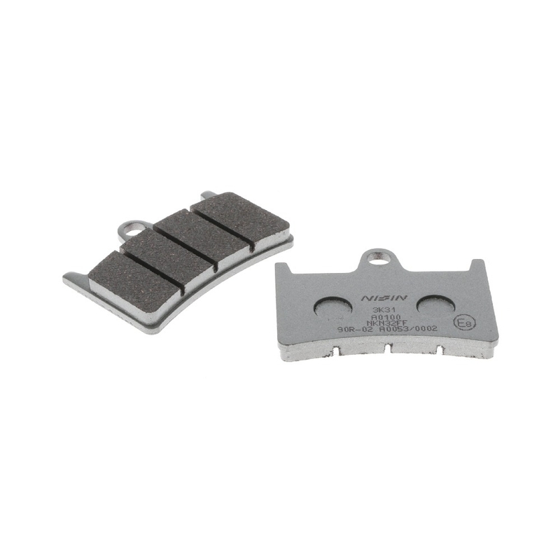 NISSIN Bremsbeläge, halbmetallische Mischung, 69,8 x 50,7 x 8,5 mm, 2 Stück