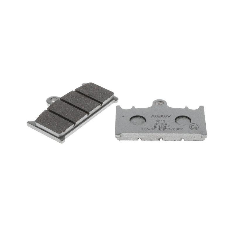 NISSIN Bremsbeläge, halbmetallische Mischung, 69,8 x 46,5 x 8 mm, 2 Stück