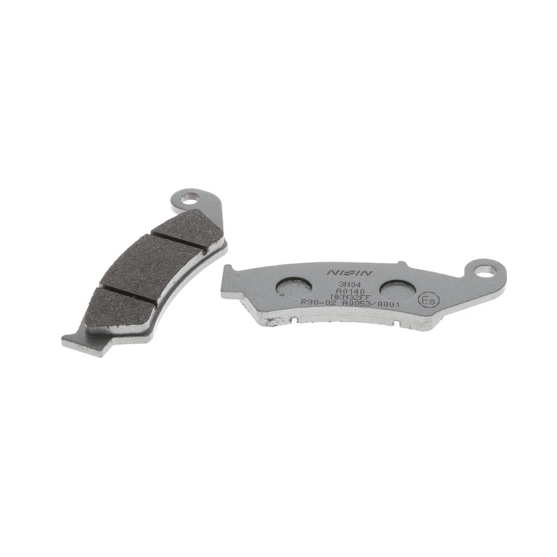 NISSIN Bremsbeläge, halbmetallische Mischung, 94 x 32 x 7,5 mm, 2 Stück
