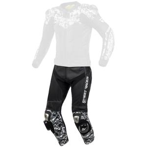 Men's Street Racer Pattern Pants Schwarz und Grau Ausverkauf