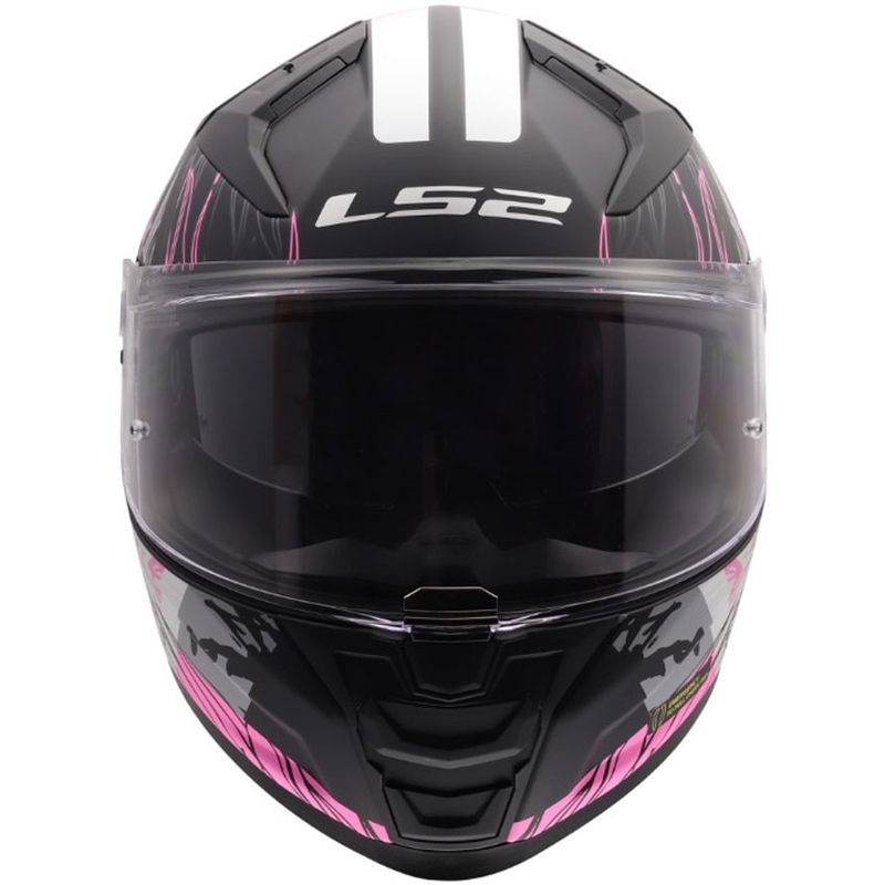 Integralhelm LS2 FF811 Vector II Darflo matt schwarz-rosa