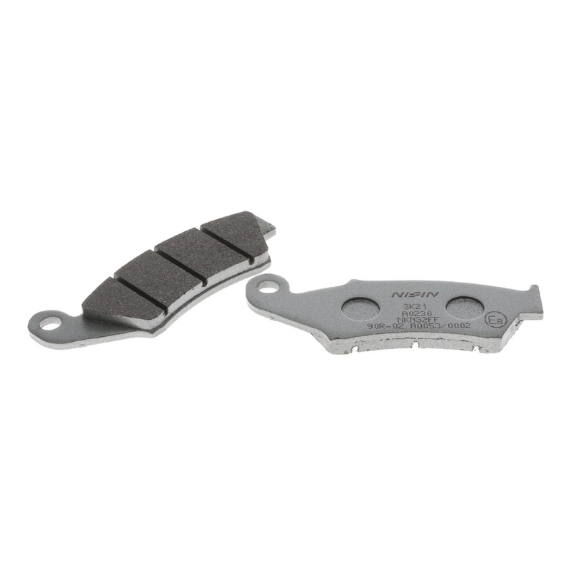 NISSIN Bremsbeläge, halbmetallische Mischung, 94 x 34 x 7,5 mm, 2 Stück