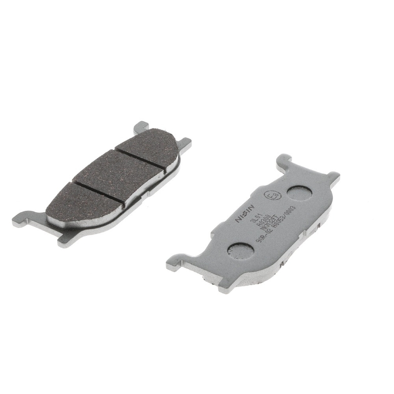 NISSIN Bremsbeläge, halbmetallische Mischung, 102,1 x 41 x 9 mm, 2 Stück