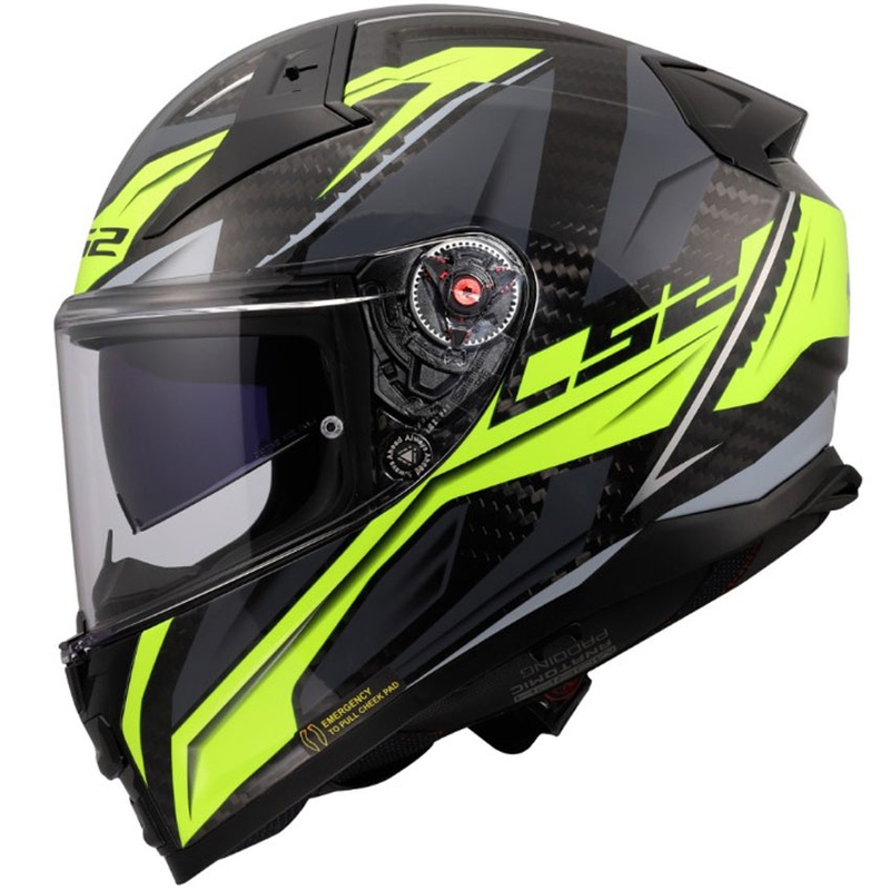 Integralhelm LS2 FF811 Vector II C Savage glänzend HV gelb