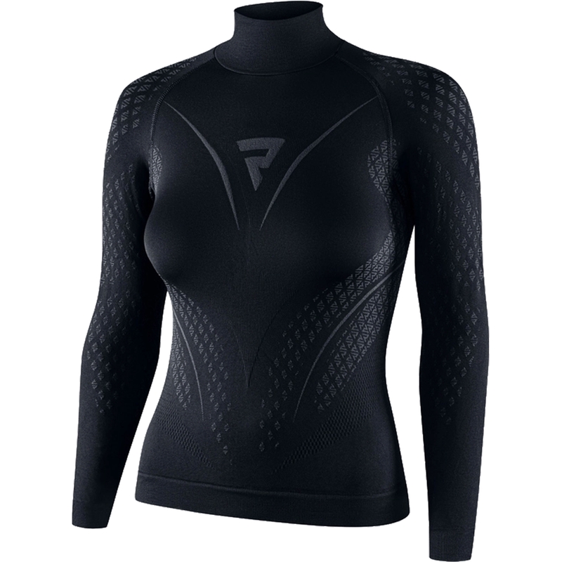 Rebelhorn Therm II Damen Thermohemd Schwarz-Grau