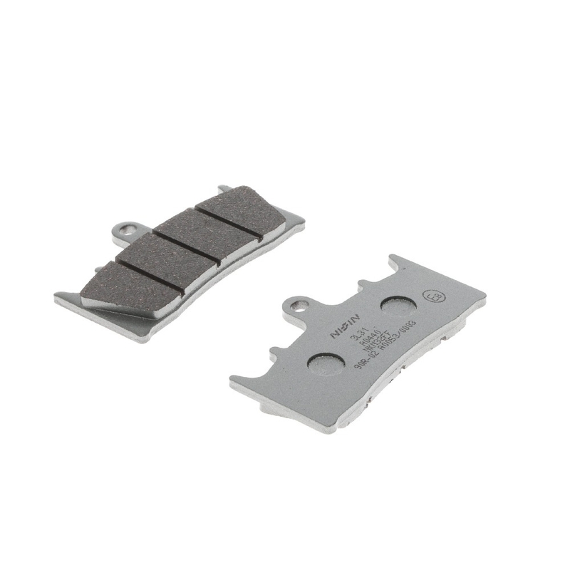 NISSIN Bremsbeläge, halbmetallische Mischung, 89,7 x 52 x 8 mm, 2 Stück